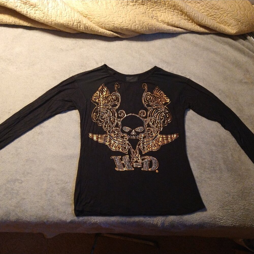Harley Davidson women's Medium long sleeve shirt